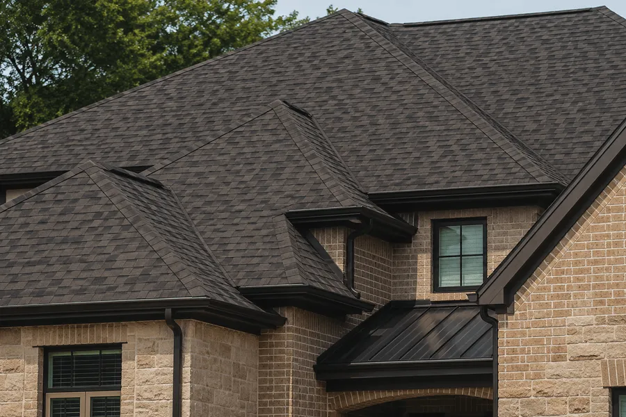 Completed OSAAT shingle roof on a Central Texas home